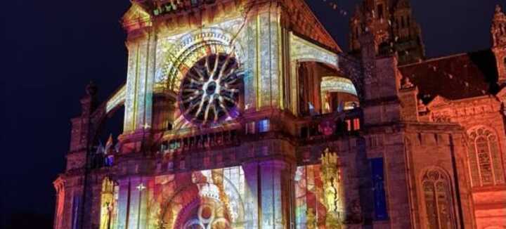 Sainte-Anne d'Auray s'illumine ! Projection monumentale